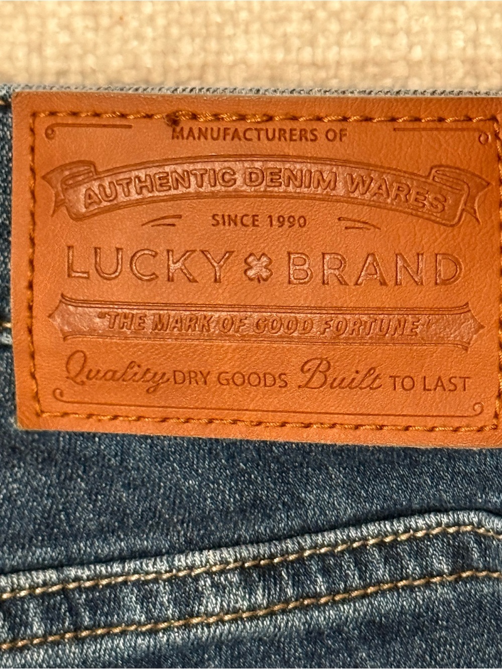 Lucky Brand Women’s 8/29R Blue Straight Leg Jeans Y2K Classic Denim - Picture 7 of 7